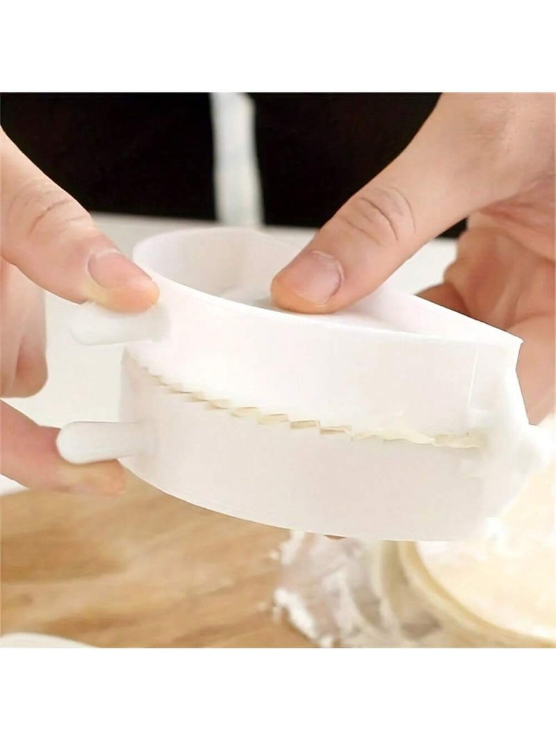 Manual Dumpling & Samosa Maker 3 pcs Set – Dough Press Molds with Crimped Sealing Edges - Image 4